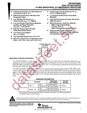 SN74CBT3306CDR datasheet  